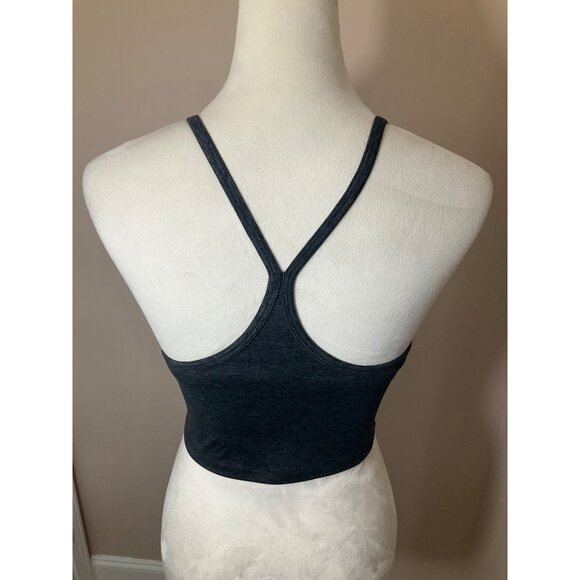 NWT Offline By Aerie The Hugger Longline Racerback Charcoal Sports Bra   Size Sm - Picture 4 of 12